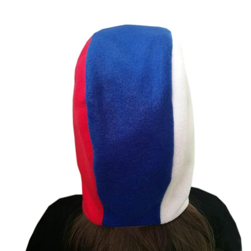 Национальный российский флаг двойной Цвет Кепки с капюшоном шарф анфас маска двойная зимние рыбий хвост armer шапка унисекс