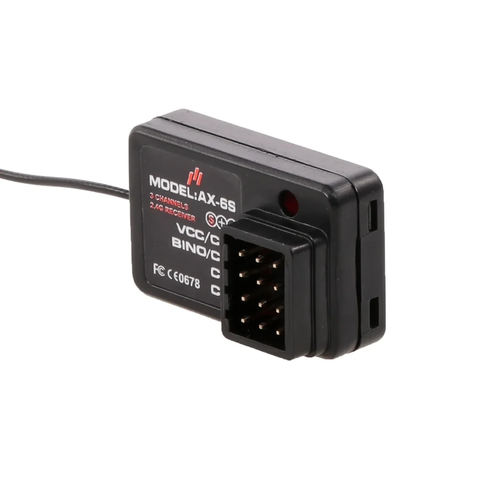 

AUSTAR AX6S Receiver 2.4GHz 4CH Super Active And Passive Anti-jamming Capabilities for RC Car Boat AUSTAR AX6S Transmitter