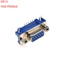 5PCS DB15 DR15 FEMALE PCB Mount CONNECTOR RIGHT ANGLE D-Sub 3Rows Blue Parallel Port CONNECTORS 15pin 15 pin VGA socket Adapter ► Photo 1/3