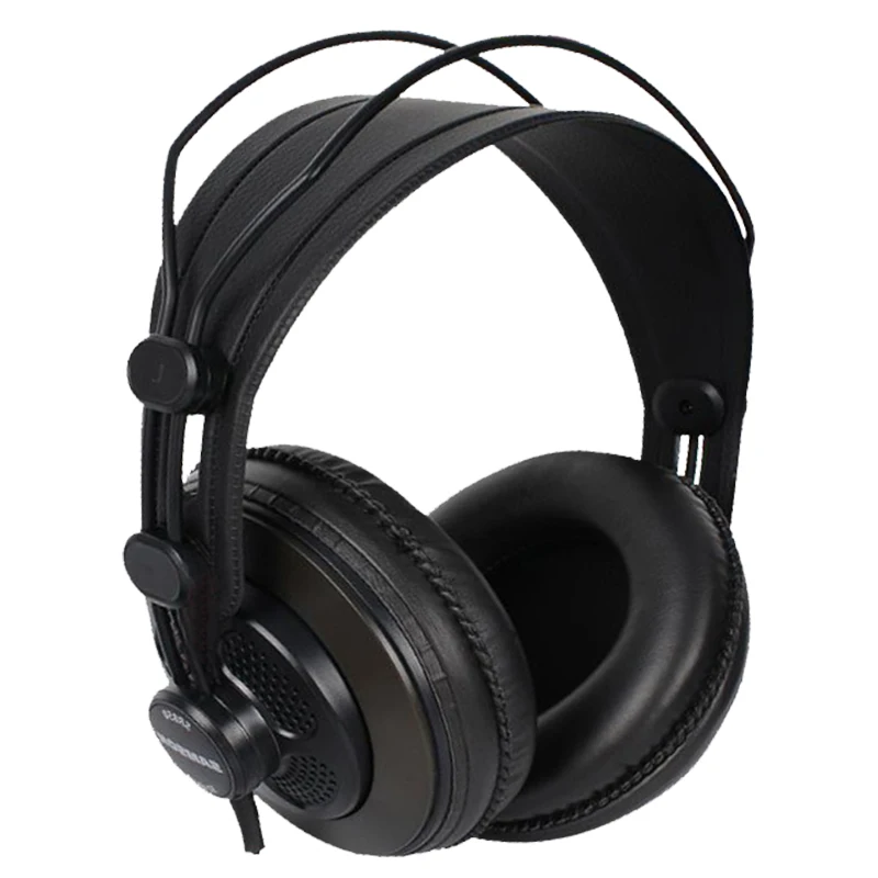 FOR Original Samson SR850 monitoring HIFI headset Semi-Open-Back Headphones for Studio with leather earcup without retail box |