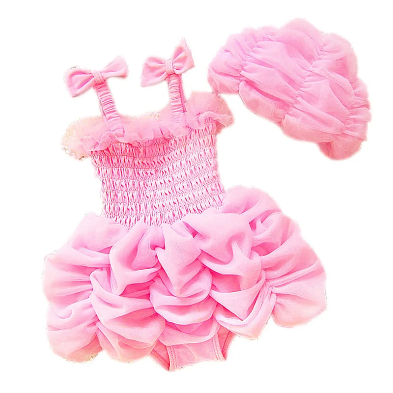 

New Style Lovely Girls One Piece Swimwear Children's Swimwear Lace Girls Bathing Suits Baby Swimming Suit Kids Swimsuit