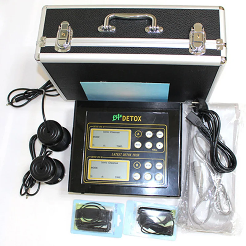 Двухпользовательская Детокс машина ионная очистка детокс ванна для ног Aqua Cell спа
