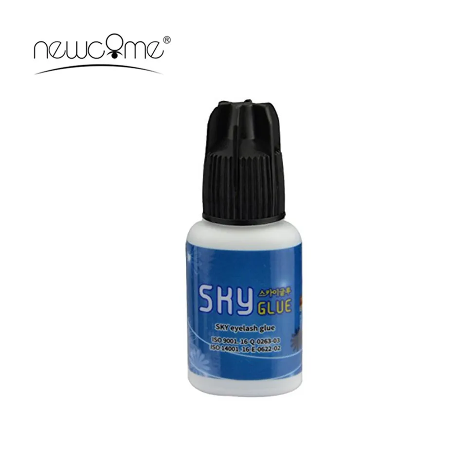 

NEWCOME S Sky Glue Most Powerful Korea Glue for Volume Individual Eyelash Extensions MSDS Adhesive Eyelashes Building