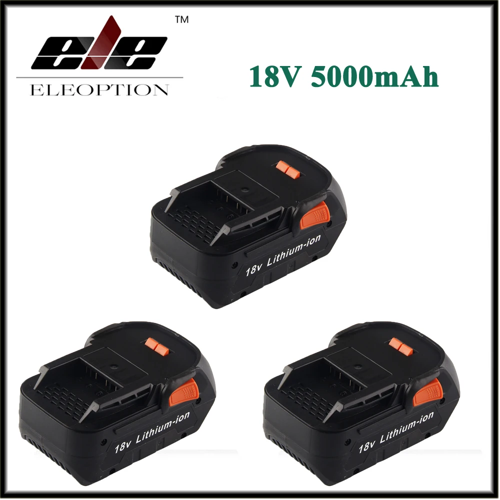 

3x 18V 5000mAh Li-ion battery for RIDGID R840083 CS0921 R84008 AC840084 L1830R For AEG Series Battery