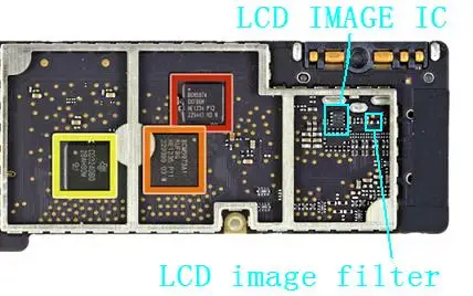 20pair/lot for iPad 4 LCD image IC chip + LCD image filter