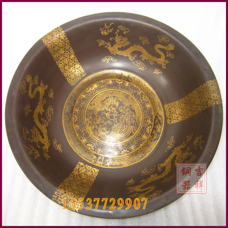 

carving Bronze gift lovers Art Basin antique bronze basin lavendered wash basin customize houselinen