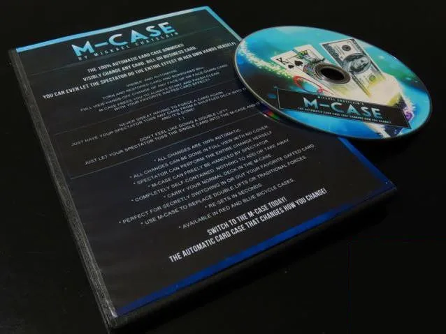 Бесплатная доставка M Чехол (DVD и трюк) магические трюки с карточкой сцена крупный