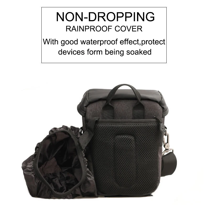 Портативная камера цифровая сумка через плечо слинг рюкзаки водонепроницаемый нейлон сумки непромокаемый чехол для Canon Nikon DSLR камеры чехлы