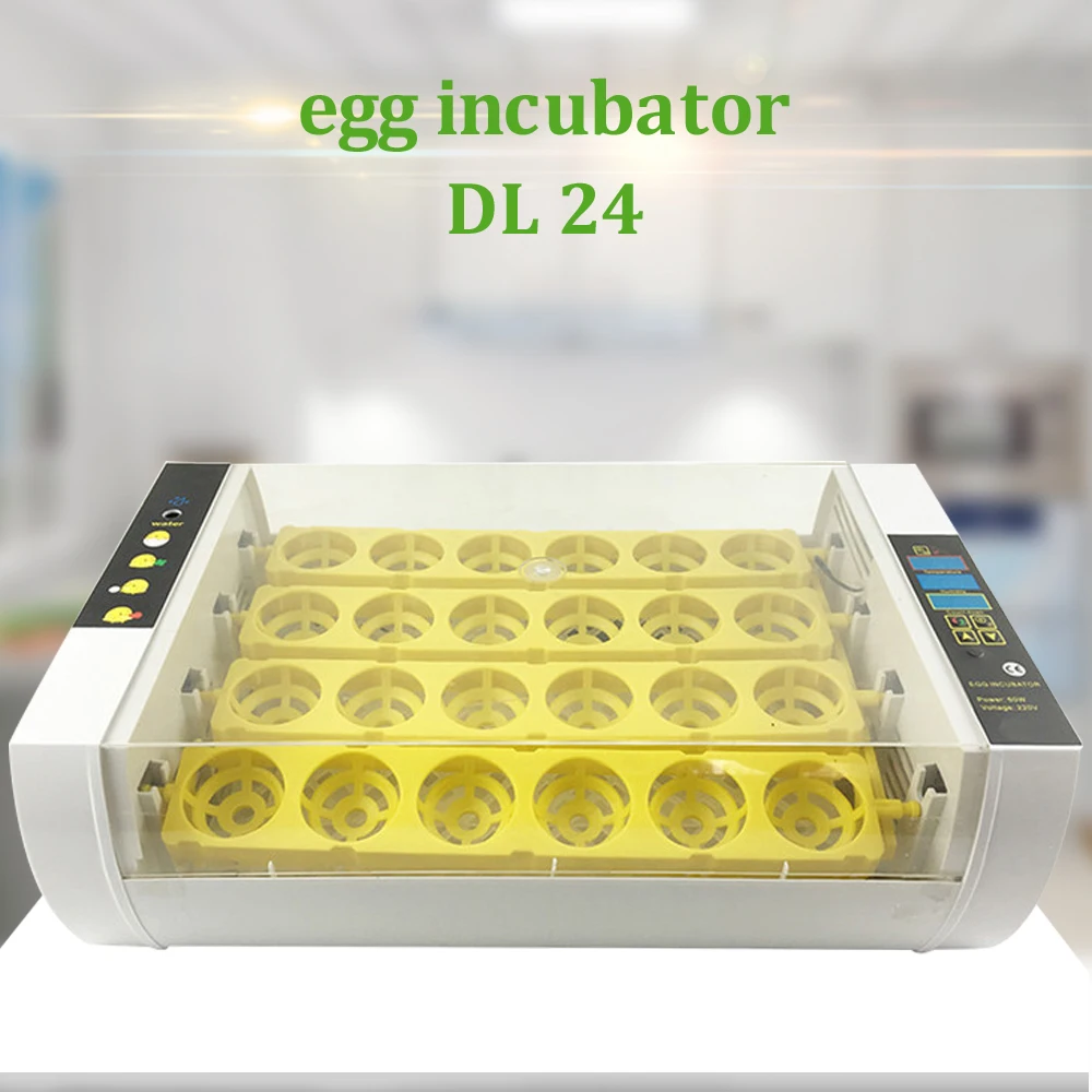 

Hot Sale! 24 Egg Incubator Digital Automatic Poultry Hatcher LED Thermometer Hygrometer Display Chicken Birds Eggs Hatching Tool