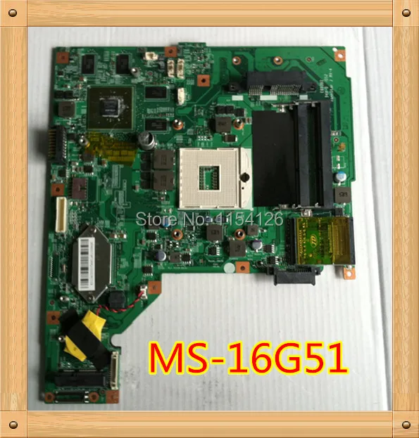 Материнская плата для ноутбука MSI MS-16G51 GE620DX GE620 Материнская плата Intel DDR3 ТЕСТ ОК