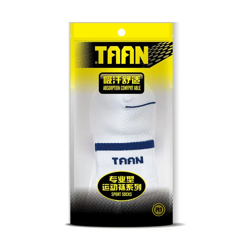 1 пара мужские спортивные носки TAAN для бадминтона и тенниса летние хлопковые