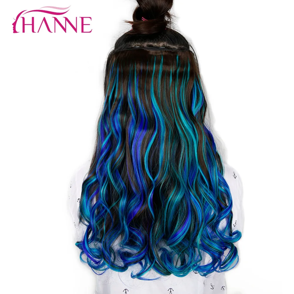 clip in synthetic hair1