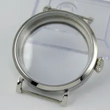 Parnis 46 мм полированный чехол из нержавеющей стали подходит для движения eta 6498 6497 ST 3600