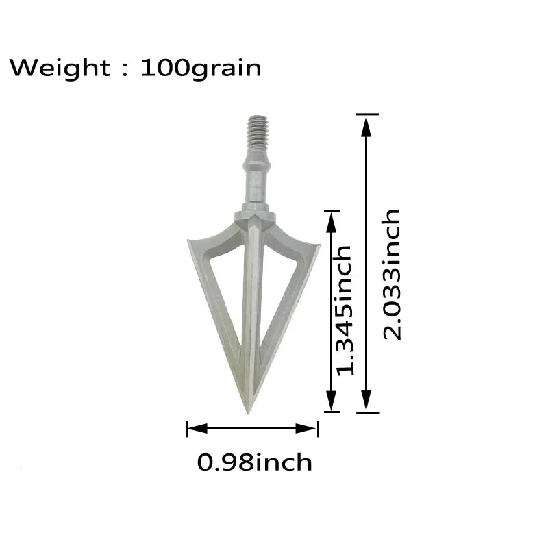 3/6/12 Pcs Archery 3 Fix Blade Arrowhead Hunting 100 Grain Broadhead Stainless Steel Arrow Points Shooting Accesories 3/6/12 Pcs Archery 3 Fix Blade Arrowhead Hunting 100 Grain Broadhead Stainless Steel Arrow Points Shooting Accesories