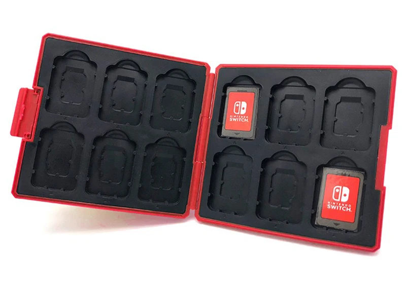 12 в 1 Футляр для игровых карт для Nintendo Switch NS Joy-con Console Store игровой Micro SD Карты Премиум коробка аксессуары для переключателей