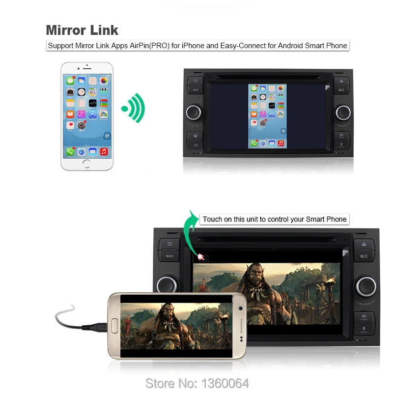 Sale Octa-Core 2G RAM Android 6.0 Car DVD GPS Navigation For Ford Focus/Mondeo/S-max/C-max/Galaxy Stereo Support Wifi 3G OBD DVR 7