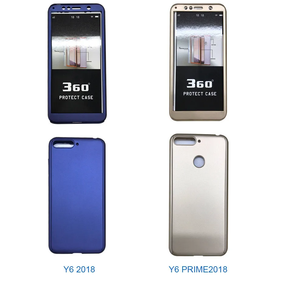 360 градусов полный чехол для huawei P30lite P20Lite Nova5 y7 y6 prime Honor 9X 10i противоударный жесткий чехол Funda Coque со стеклом