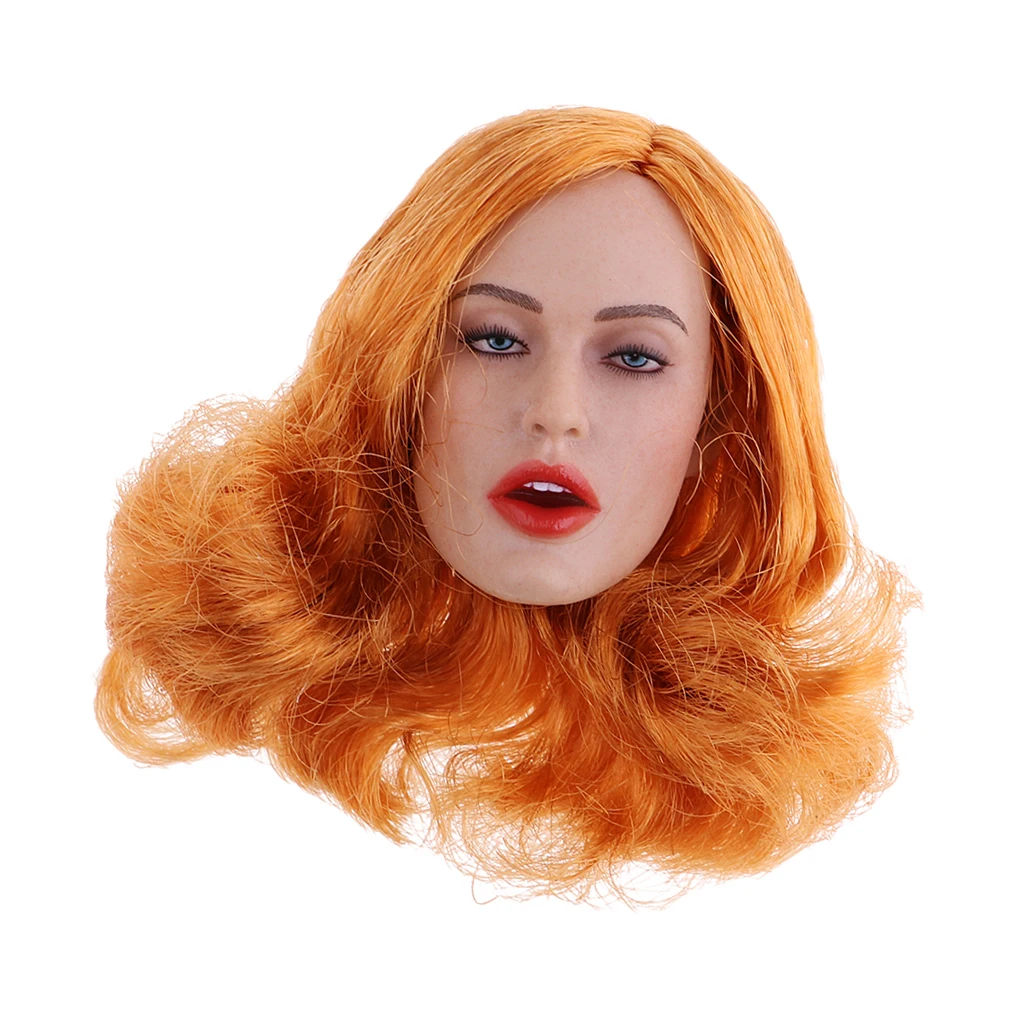 1/6 Scale Lady Head Sculpt Carved Model GC017 for 12" Female Figure  Kumik Action Figure Body Toy Accessories