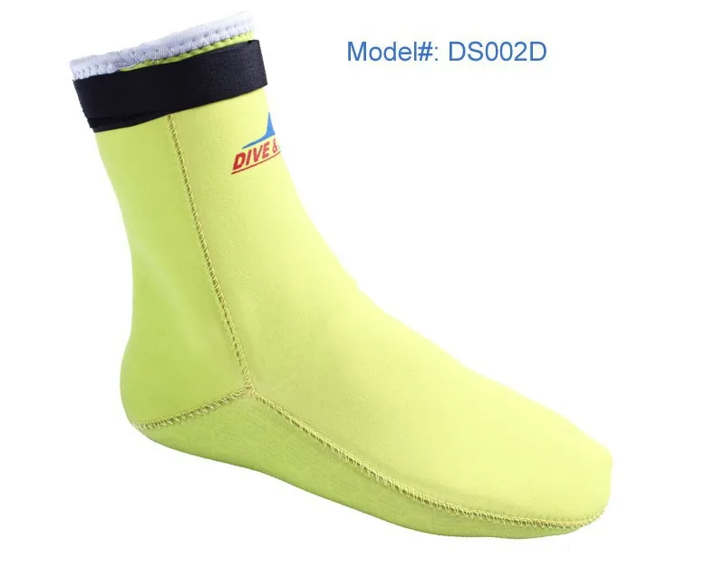 DS002D-Wetsuits-2015-NEW-Premium-Neoprene-3mm-Swim-Socks-Water-Sock-Boots-Shoes-Black-and-Pink-Size-33-to-45
