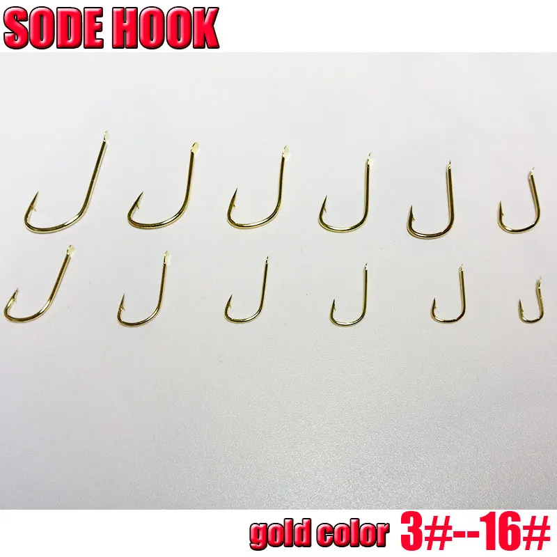 

2019HOT SODE HOOK, GOLD COLOR hooks size 3#--16# quantity:500pcs/lot