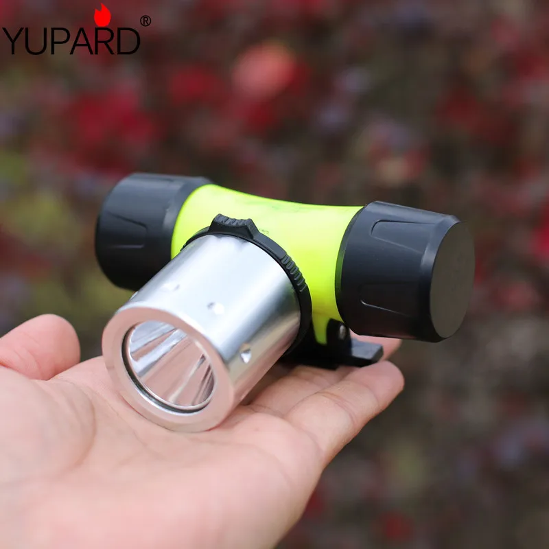 

YUPARD XM-L2 LED 30m T6 LED Diver Diving Waterproof underwater Headlamp Headlight bicycle light For 3xAAA 1x18650 battery camp