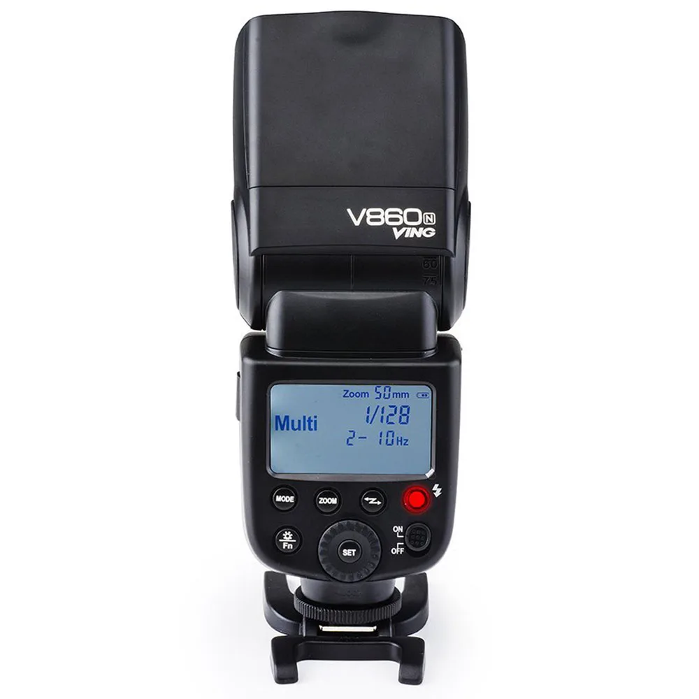 Godox flash de cámara V860N, I TTL rápida, HSS V860, Speedlite, batería