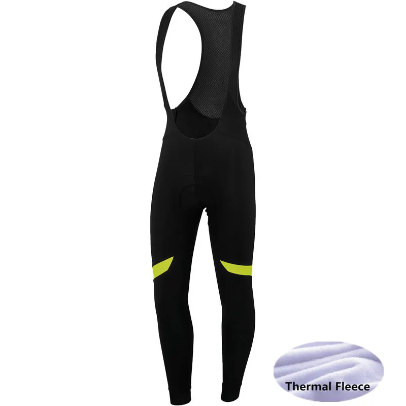 4 Color Man Winter Thermal Fleece Long Cycling Bib Pants Bicycle MTB