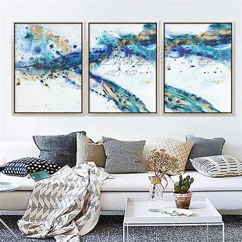 

Hand painted modern abstract canvas oil painting wall decor Art pictures for living room cuadro home decoracion 1
