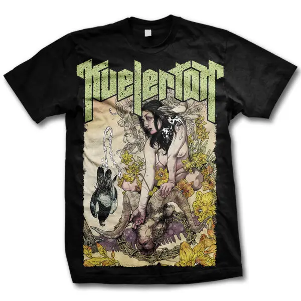 KVELERTAK Меир Обложки Альбома T РУБАШКА SML XL 2XL Новый Официальный Рубашка Футболки