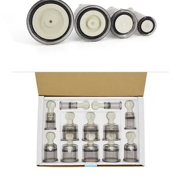 

12pcs Vacuum Cupping Cup Set Massage Relaxtaion Magnet Acupressure Suction Cups Chinese Medical Acupuncture Body Pain Relieve