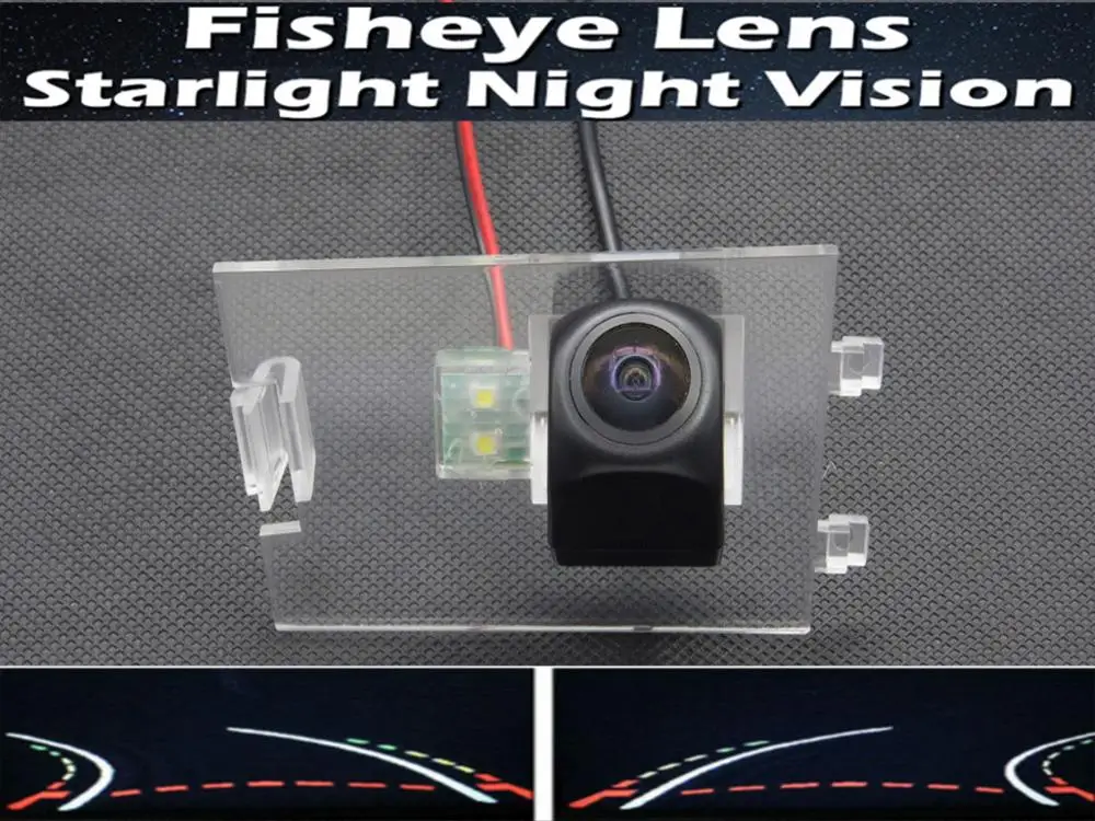 

1080P Fisheye Trajectory Tracks Car Parking Rear view Camera For Jeep Compass Wrangler Cherokee Liberty Car Reverse Camera