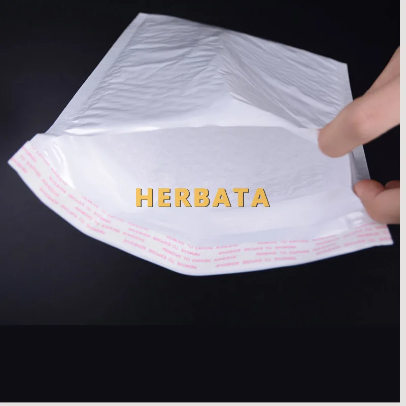 HERBATA(170*180 мм) 20 шт./лот белая жемчужная пленка пузырьковый конверт курьерские Сумки водонепроницаемая упаковка почтовые пакеты CL-2022B