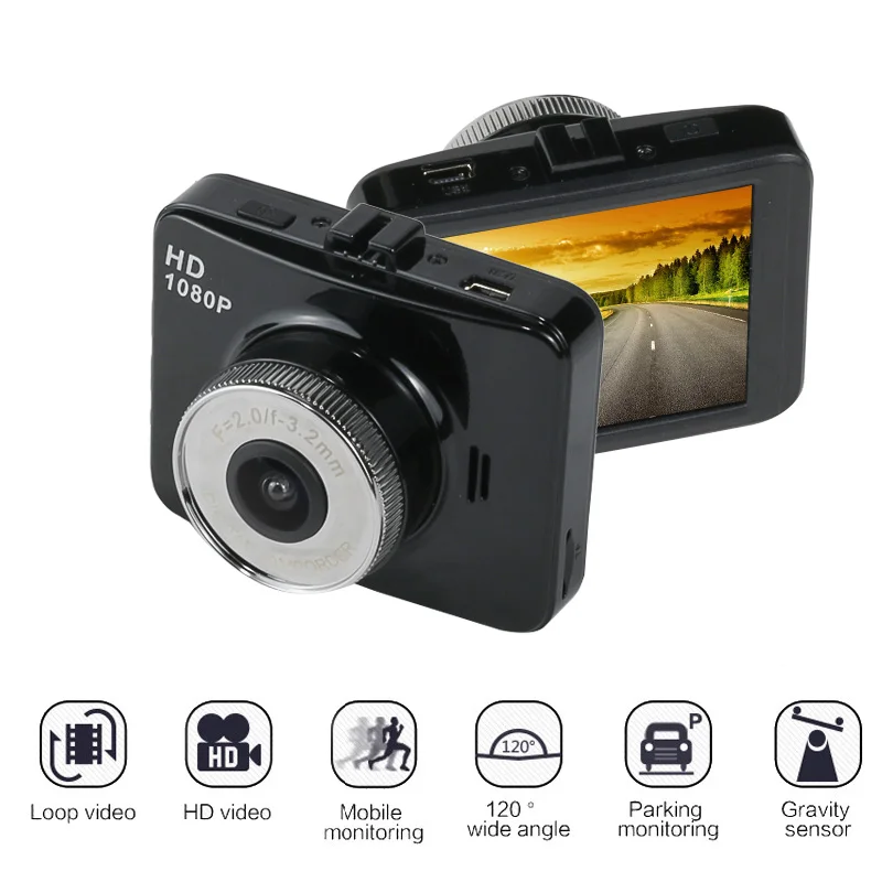 

HD1080P Resolution Dash Cam Original Fall 1920X1080P Car Video Recorder Car DVR camera with Novatek WDR Technology Car Camera