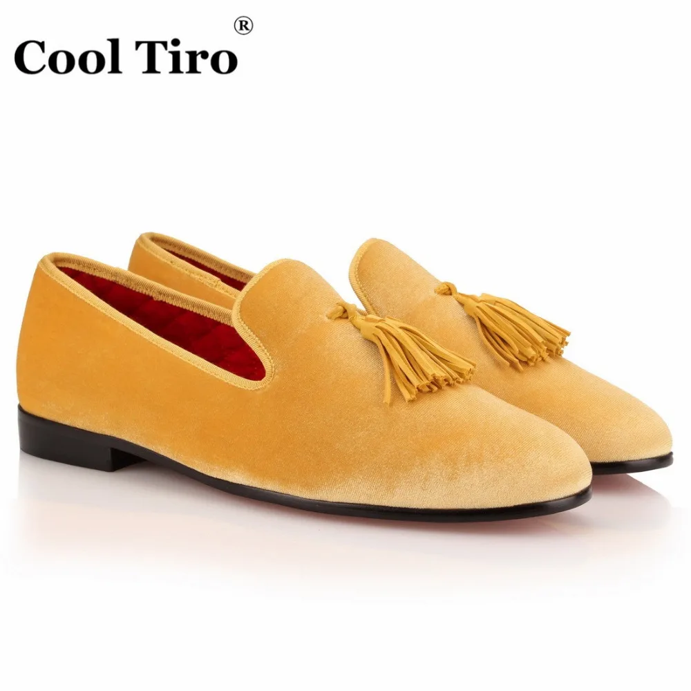 yellow tuxedo shoes