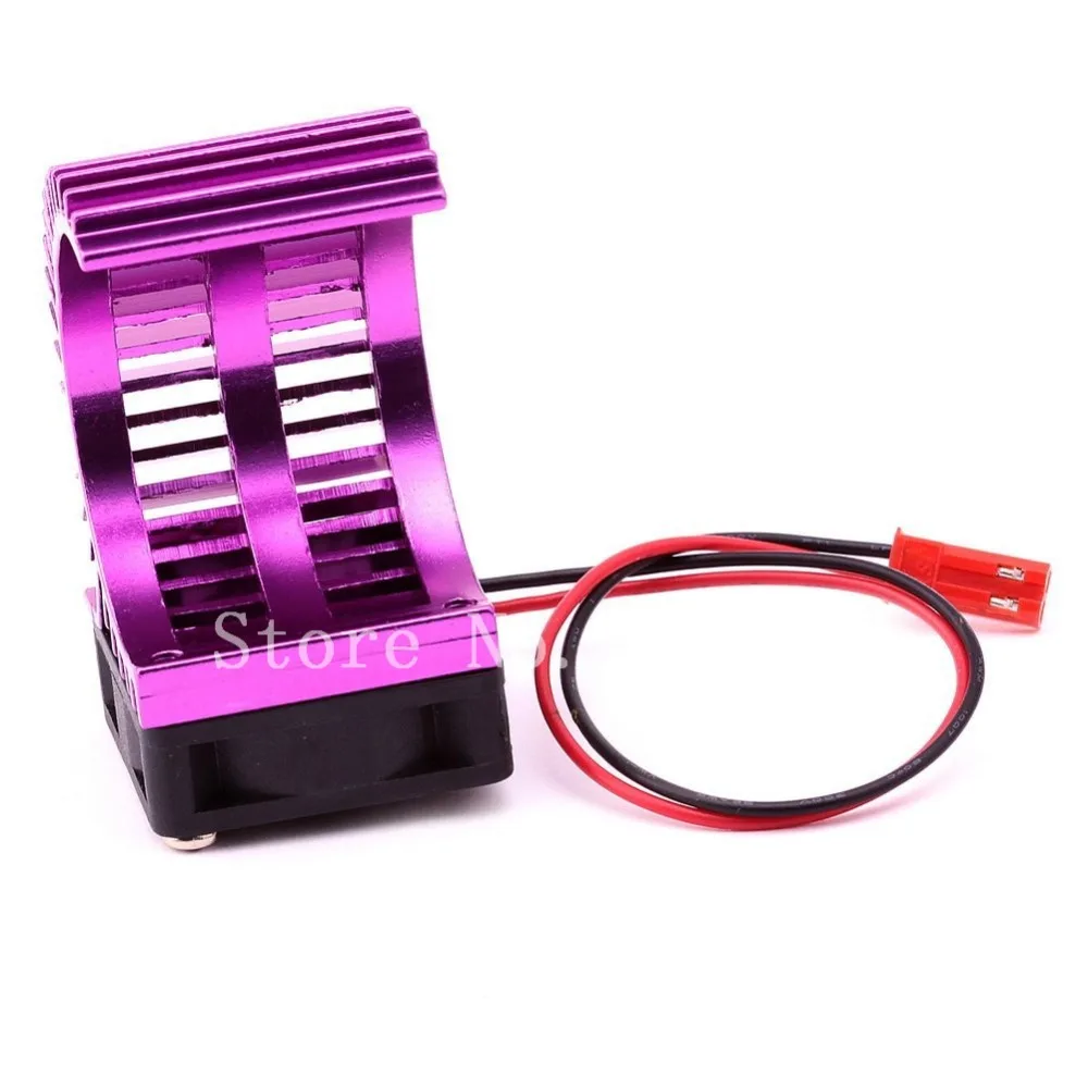 For 1/8 1/10 Scale Models RC Car Aluminum Alloy Heatsink & Fan Cooling