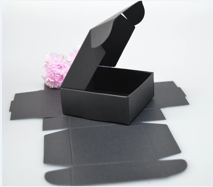 18 sizes Small Black gift Cardboard Box cardboard Packaging box black