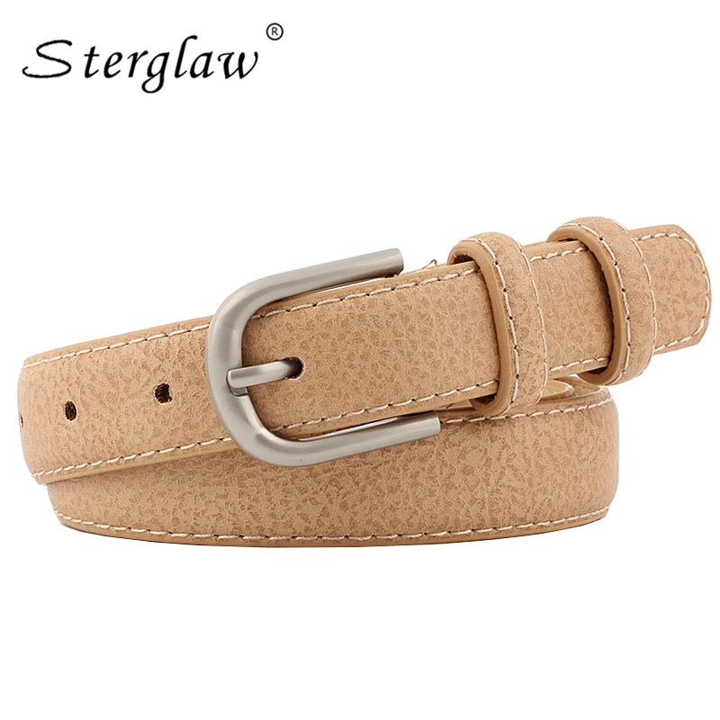 Sterglaw Newest Hot Sale Female wide Leather Belt for women wide belts 2019 designer woman ...