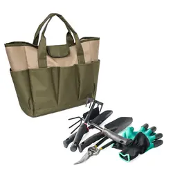 ANENG садовый инвентарь с инструментами сумка для переноски с карманами сумка для садовых проектов сверхмощный Оксфорд