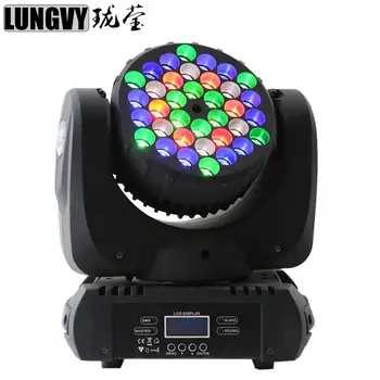 

Free Shipping 36x3w Beam Moving Head 13 DMX channels Led Beam for DJ Party Disco Nightclub Bar light