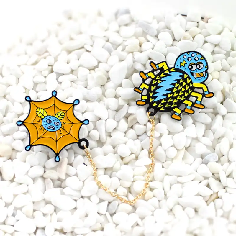 Laba Laba Tautan Laba Laba Web Enamel Bros Nyamuk Terjebak Oleh