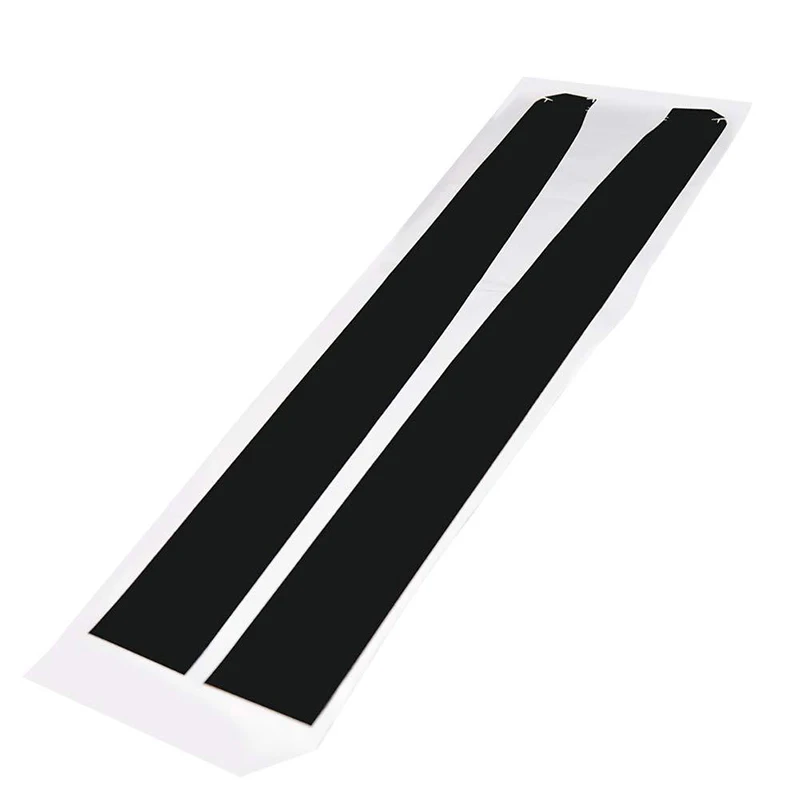

2pcs Car Stickers Wood Vinyl For Tesla Model 3 Set Kit Accessories Decorations Covers Parts Matte Black