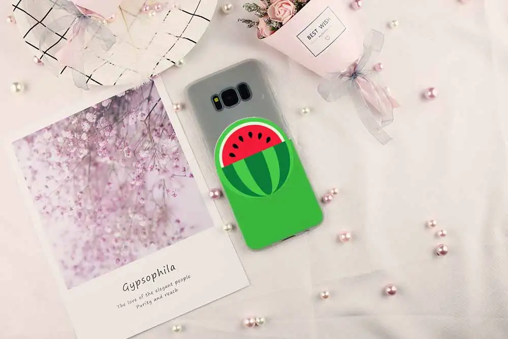 Чехол с изображением фруктов арбуза граната для Samsung Galaxy S8 S9 S10 S20 S30 Plus Uitra Lite Cover S10E