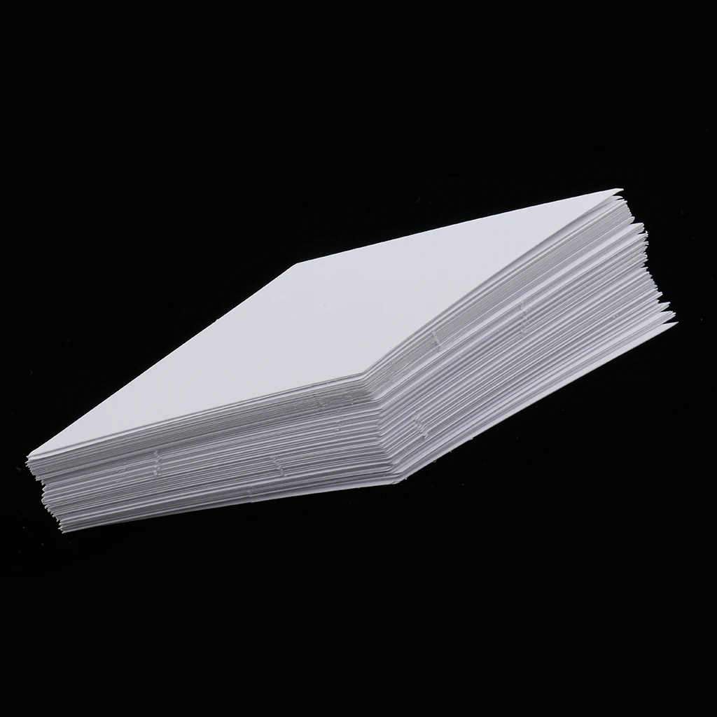 New 100 Pieces Rhombus Shape Paper Quilting Templates for Sewing DIY Hand Craft 44/51/100mm Patchwork Tools Sewing Accessory