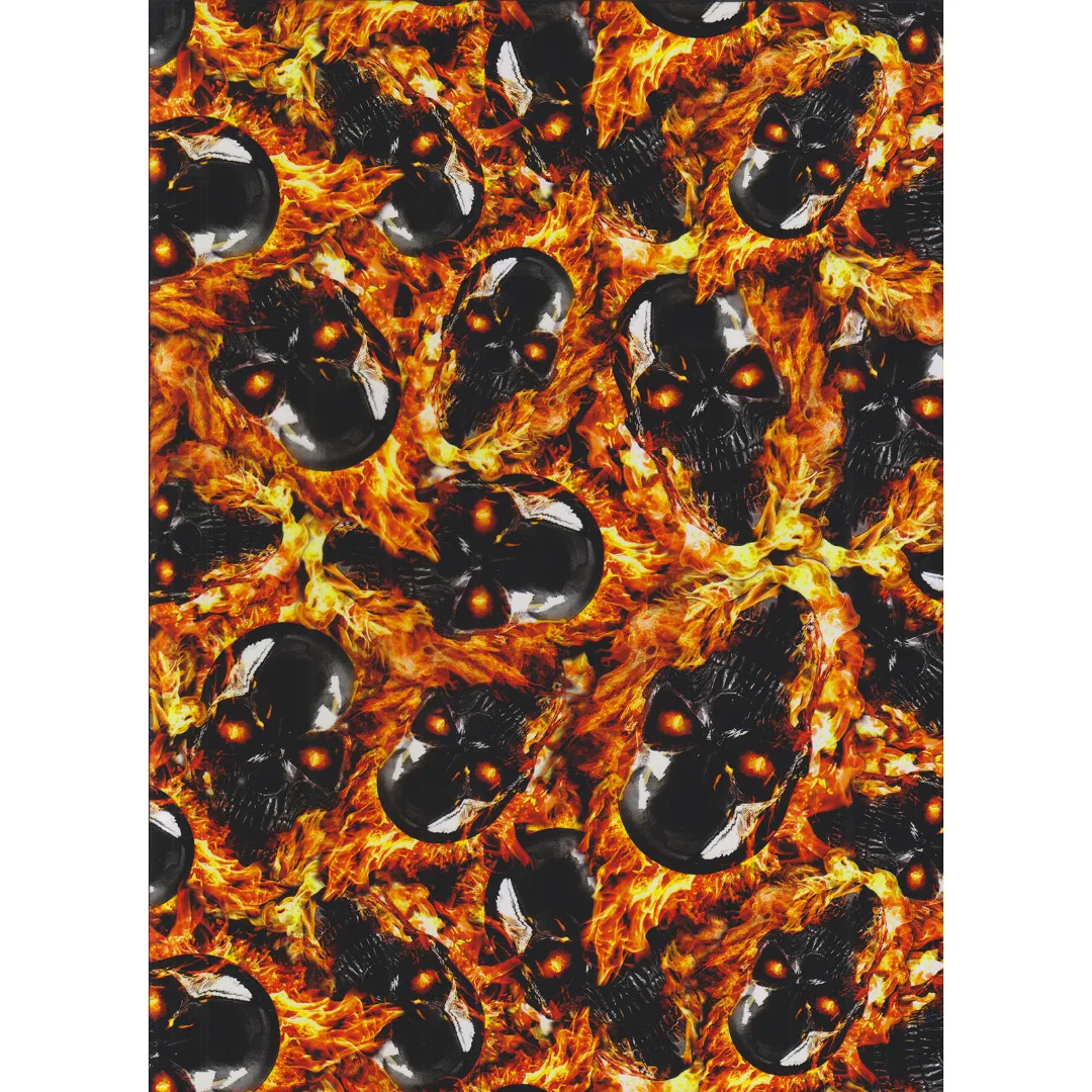 High quality skull pattern water transfer printing hydrographics film,Aqua print film water transfer film