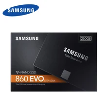 SAMSUNG SSD 860 EVO 250 ГБ 500 Гб Внутренний твердотельный диск HDD жесткий диск SATA3 2,5 дюймов ноутбук ПК настольный MLC disco duro