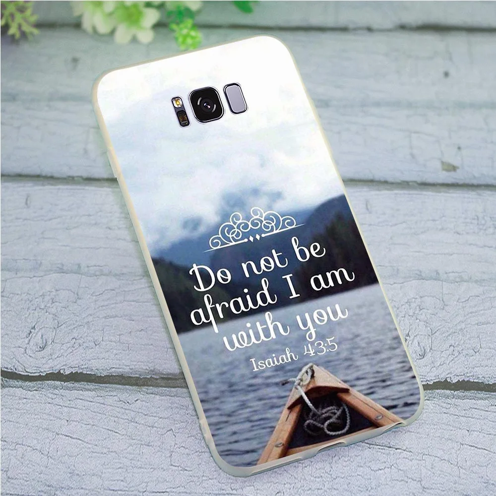 

Cover for Samsung Galaxy A7 2018 Bible Verse Philippians Jesus Case for A8 A9 A10 A20 A30 A40 A50 A70 J3 J5 J6 J7 A5 2017 A6