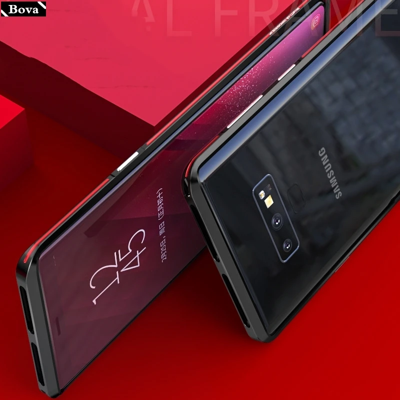 Note 9 чехол роскошный Ультратонкий алюминиевый бампер для samsung Galaxy Note9 Note 9 защитный алюминиевый чехол для телефона