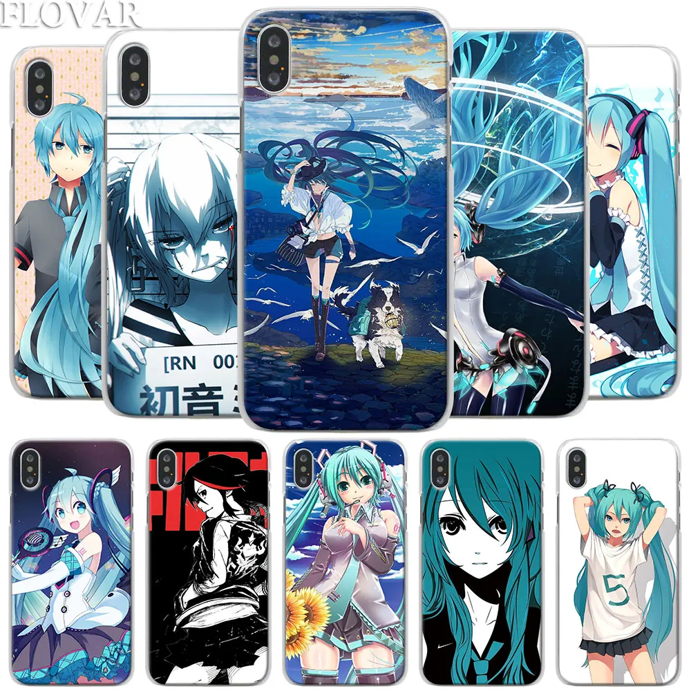 

Hatsune Miku Phone Case for Apple iPhone X XR 7 8 Plus 6 6s Plus XS MAX SE Phone Case Coque