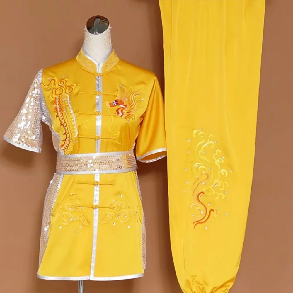 Одежда wushu taichi taiji униформа changquan для боевых искусств одежда соревнований с