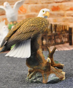 

Ceramic european-style home decoration exhibition eagle decoration gifts setting European style animal props dies